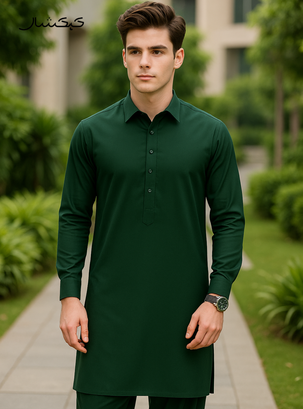 Wash and Wear Dark Green